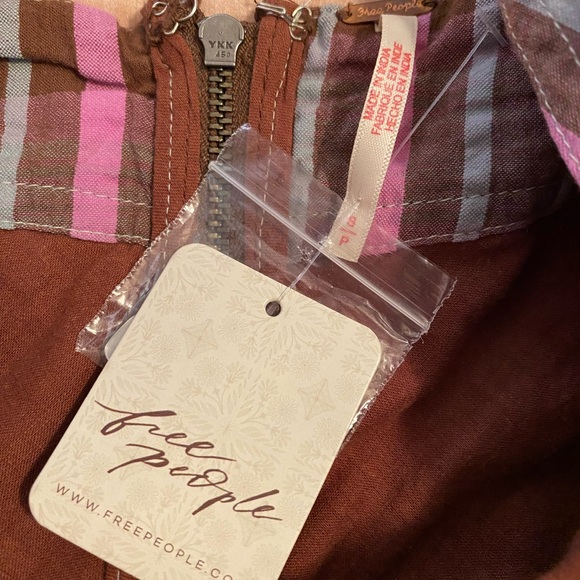 Free People Tulie Plaid Midi Dress - Picture 3 of 10